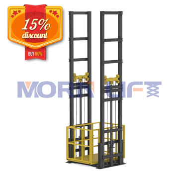 new design hydraulic warehouse cargo lift hydraulic cargo lift small goods elevator hydraulic wall mounted lift platform